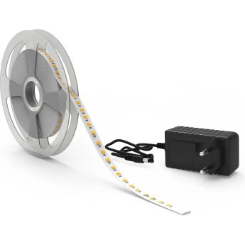 Лента GAUSS BASICc в комплекте LED 2835/120 12V 12W/m 1200lm/m 3000K 8mm IP65 5m Лента GAUSS BASICc в комплекте LED 2835/120 12V 12W/m 1200lm/m 3000K 8mm IP65 5m